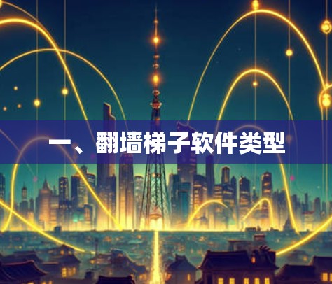 一、翻墙梯子软件类型