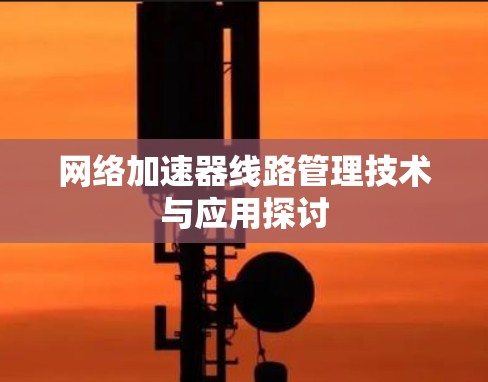 网络加速器线路管理技术与应用探讨