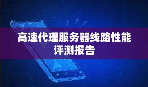 高速代理服务器线路性能评测报告