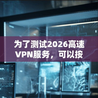 为了测试2026高速VPN服务，可以按照以下步骤进行