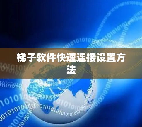 梯子软件快速连接设置方法