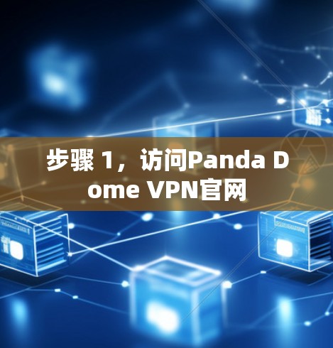 步骤 1，访问Panda Dome VPN官网