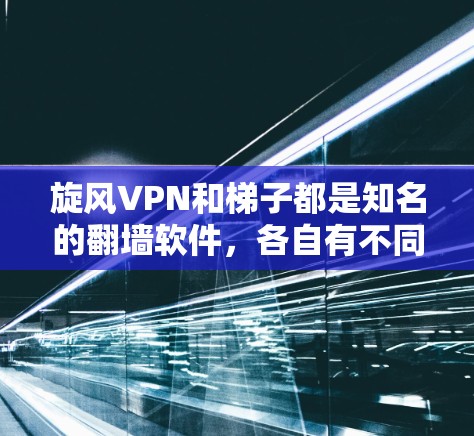 旋风VPN和梯子都是知名的翻墙软件，各自有不同的特点和优劣势。以下是对两者的简要体验评测，帮助你更好地了解它们的区别和适合的使用场景