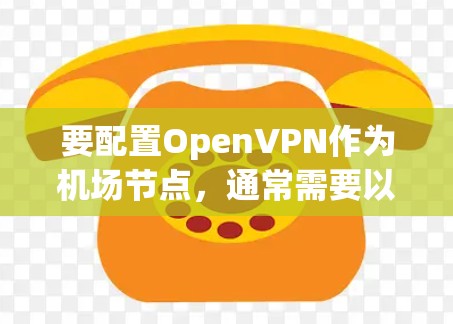 要配置OpenVPN作为机场节点，通常需要以下步骤